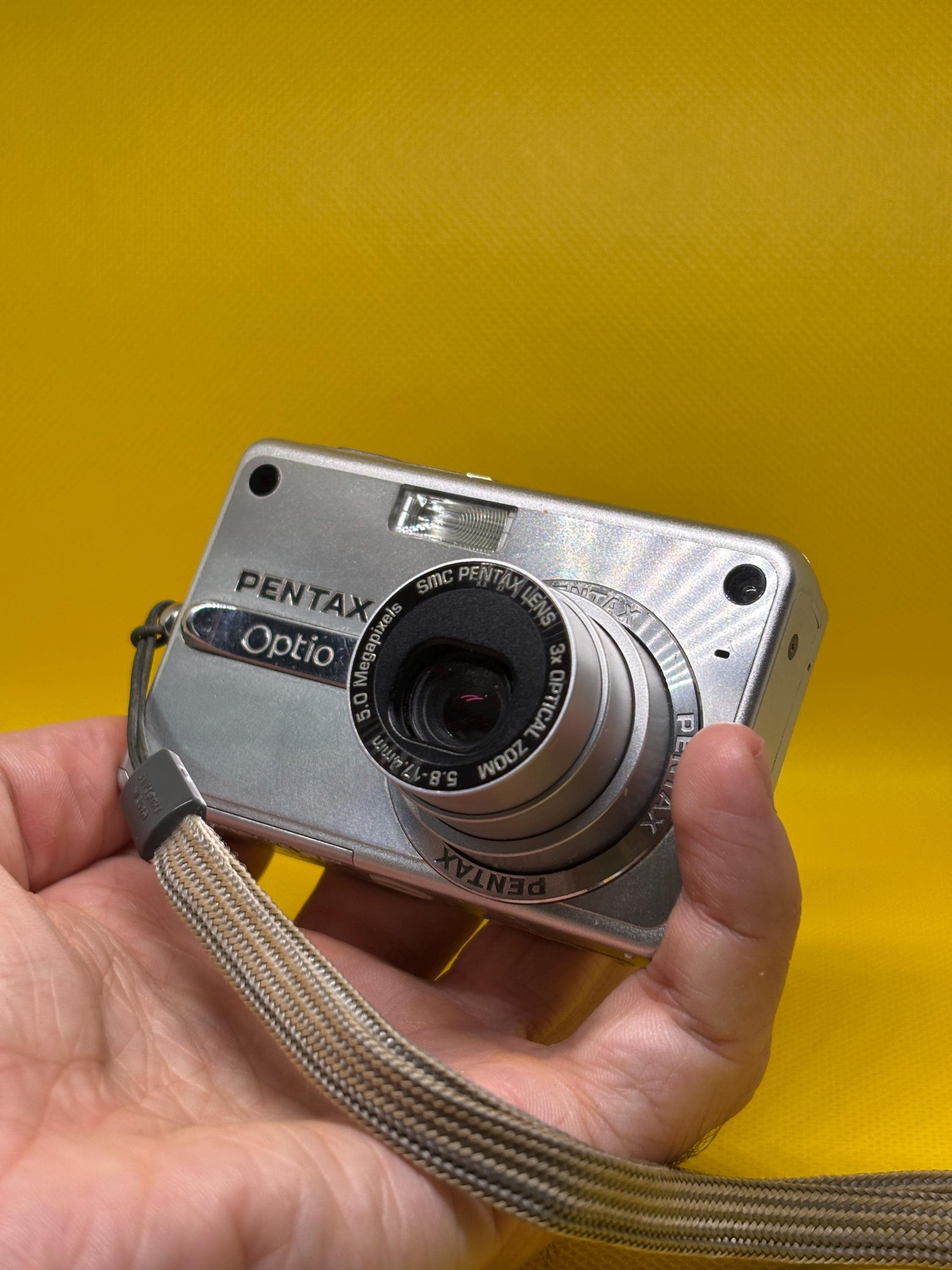 デジタルカメラ PENTAX OptioS5 動作するデジタルカメラペンタックスオプティオ、クールなペンタックス