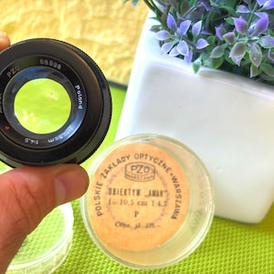Rare, popular lens USSR, AMAR PZO 105 mm f/4.5 - Polish photo lens - fully working, made in Poland, collectible Lens as a gift,Original lens