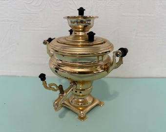 Rare Samovar Vintage Table Souvenir of the USSR 1970s tea culture Small Metal Samovar Mini Samovar Miniature Samovar