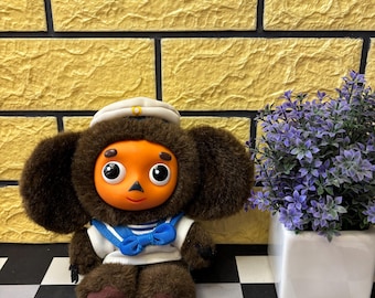 チェブラーシカとワニのゲーナのぬいぐるみ、ヴィンテージソビエト