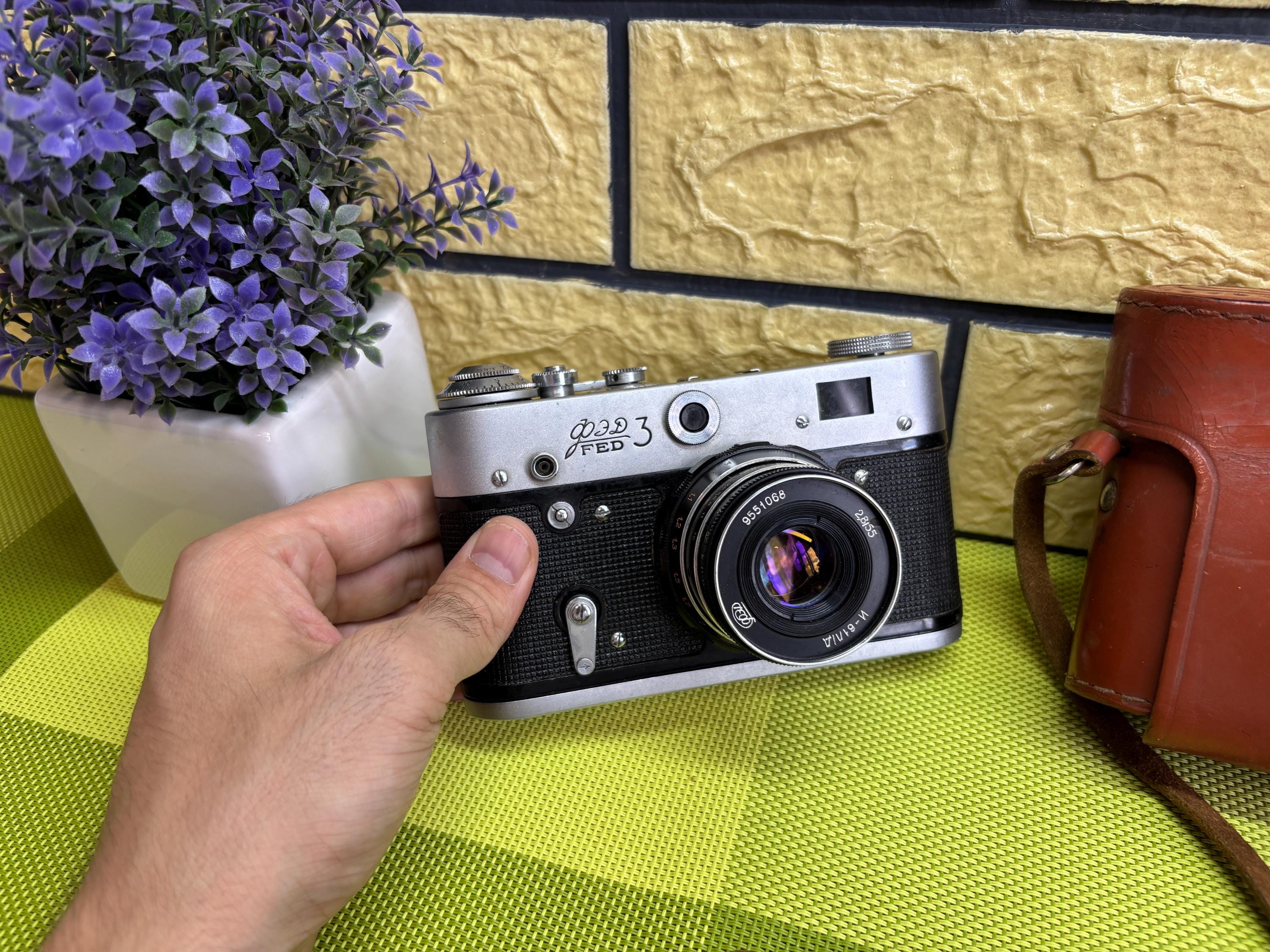 FED3 Working Vintage Soviet Film Camera Fed3,with Idustar-61 F2.8