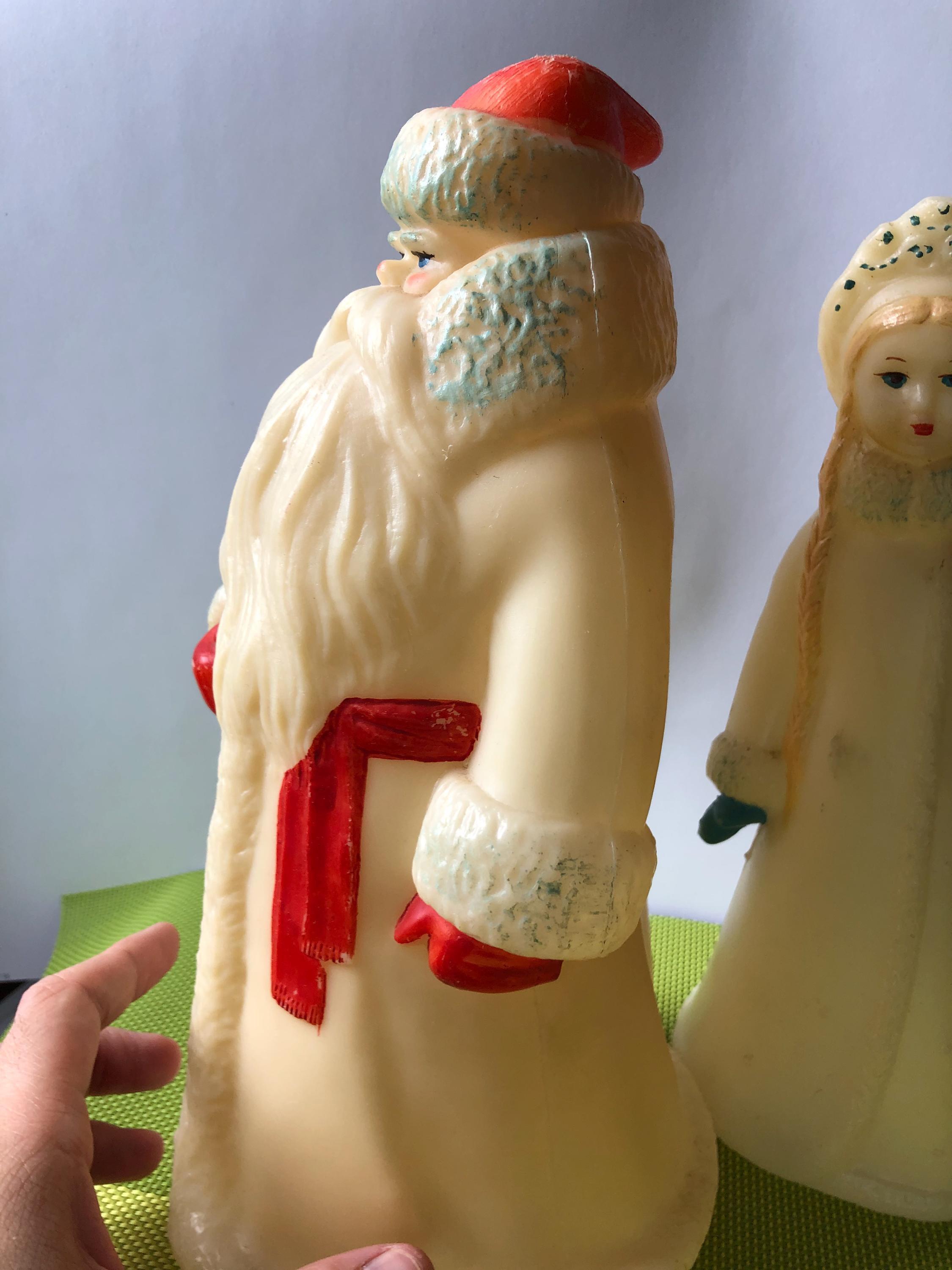 ロシアのデッド・モロズ、雪娘、サンタクロース、硬質プラスチック製