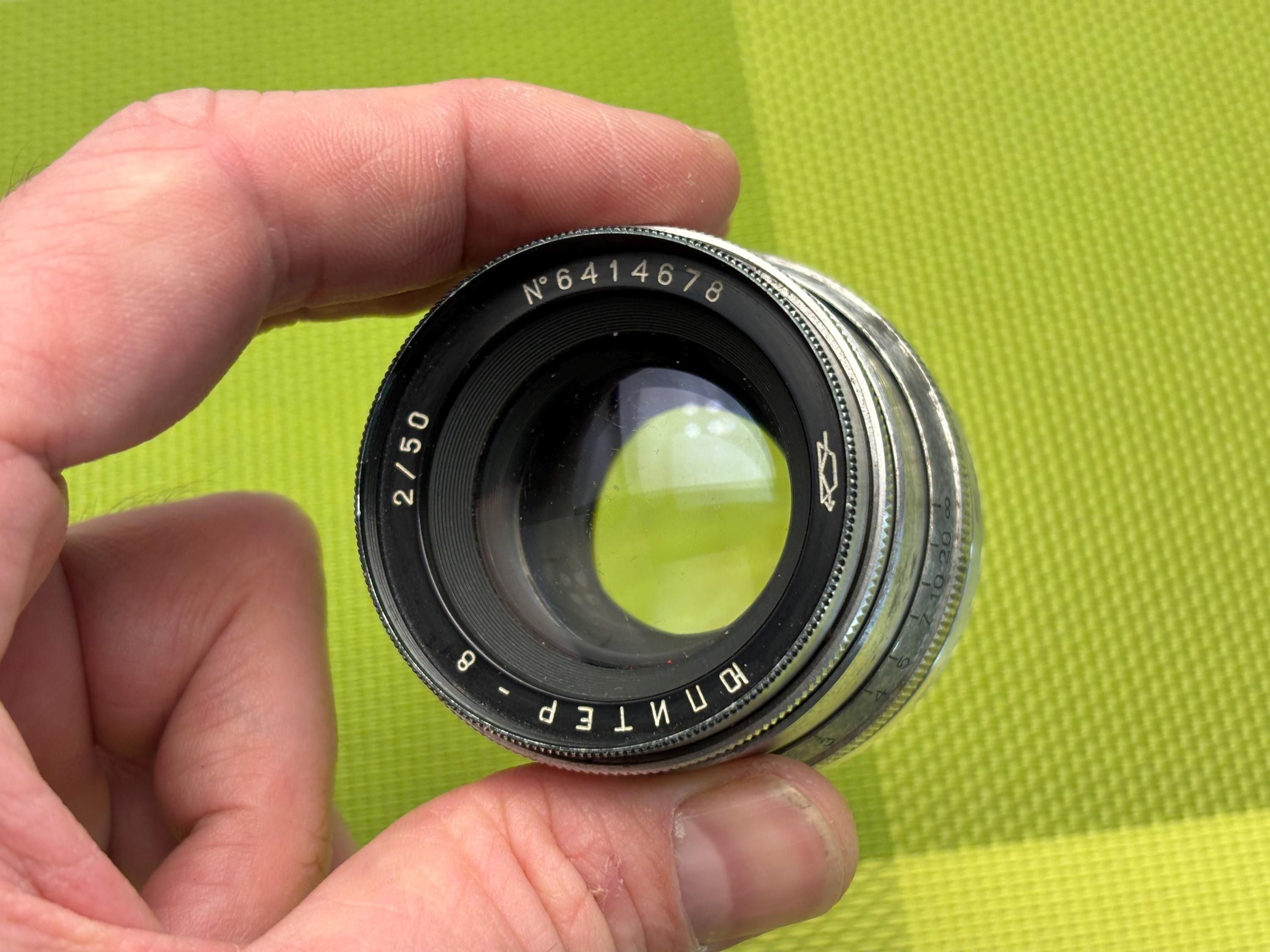 動作確認済 Jupiter-8 2/50 レンズ、レンジファインダーレンズ、M39