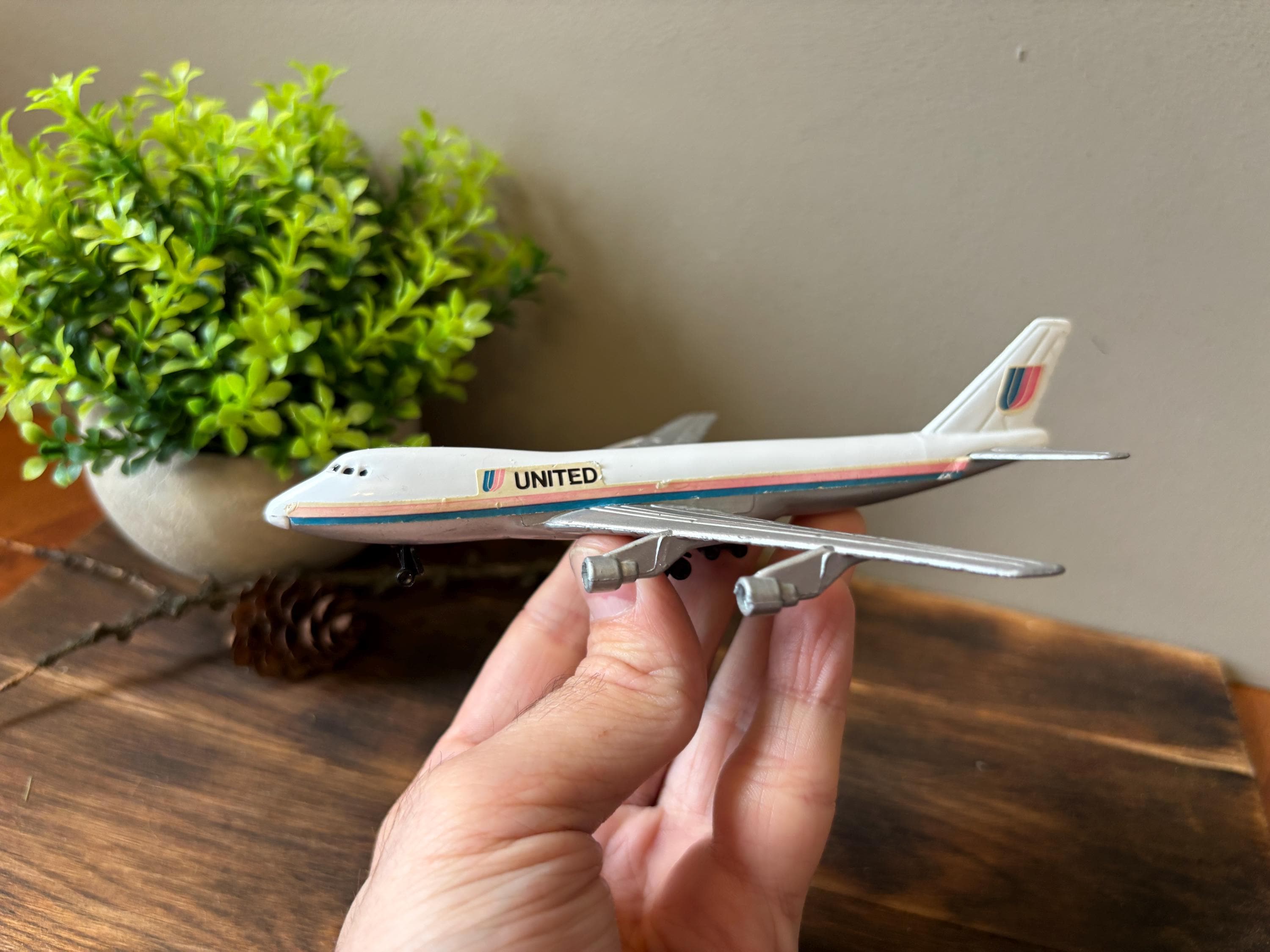 Metal Toy 747 Plane - Etsy