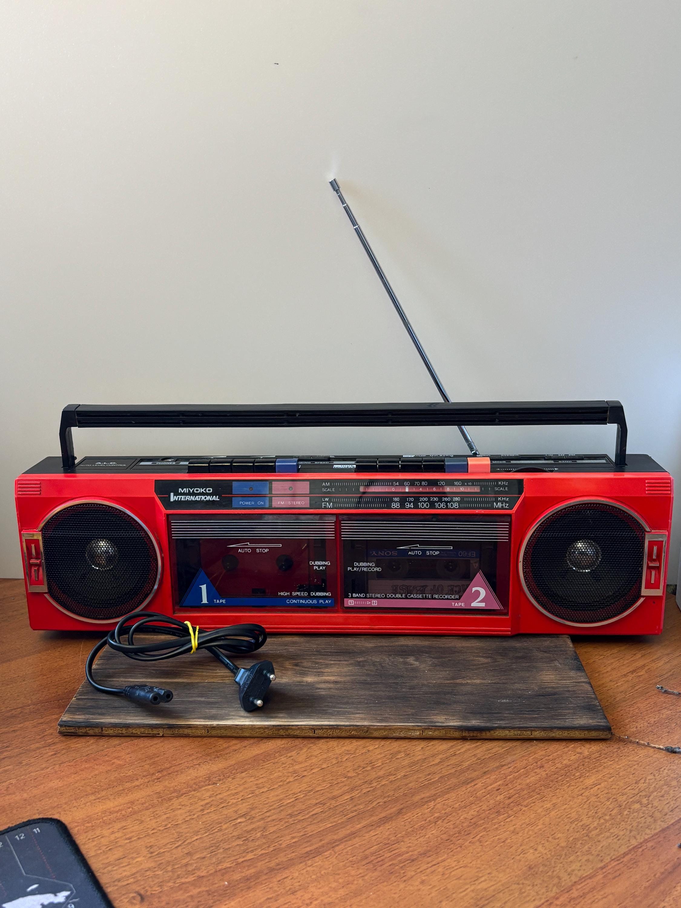 Japanese Radio Cassette Player - Etsy