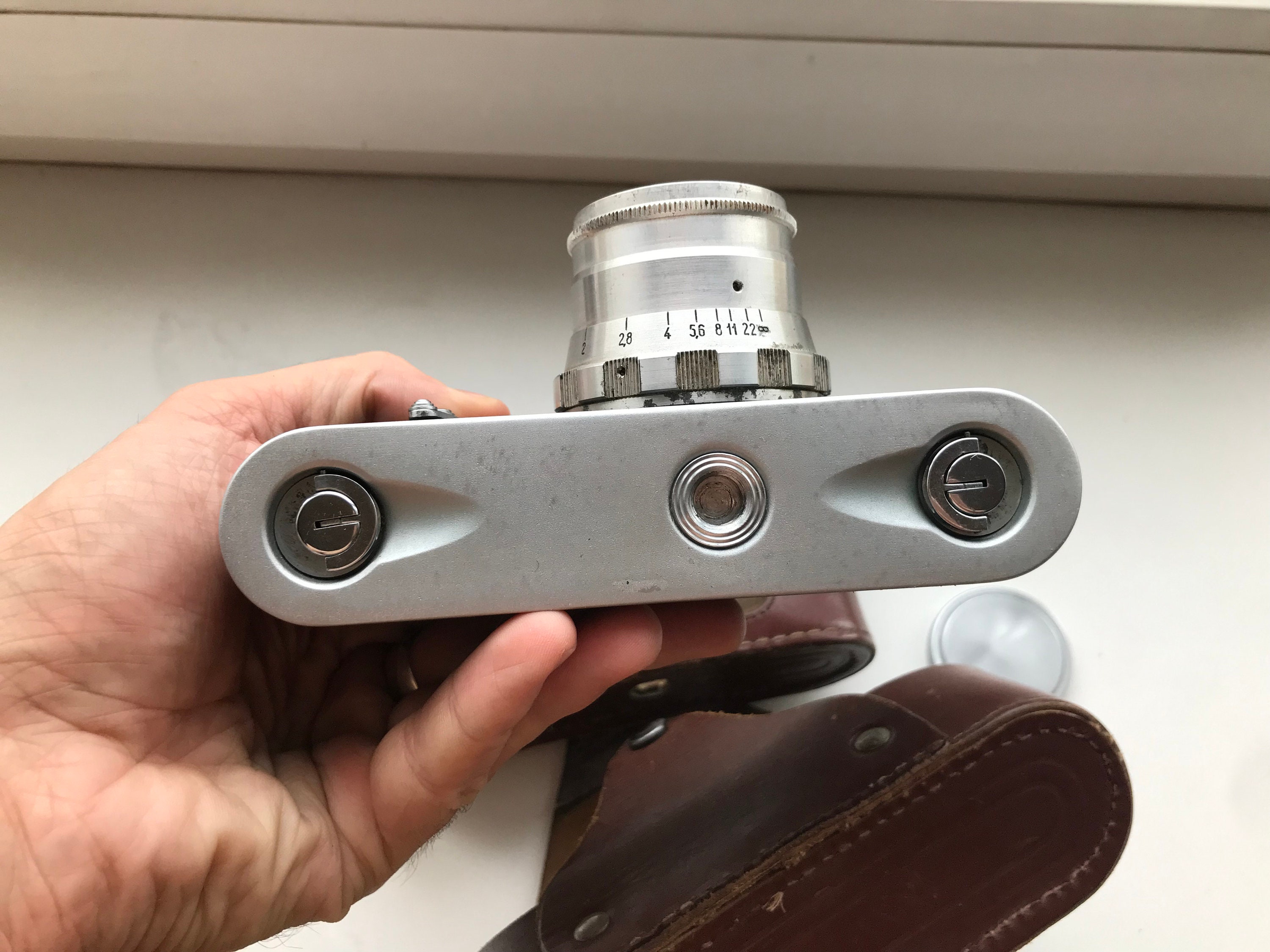 非常に珍しい、ビンテージカメラ FED 2、コレクター向けソビエトカメラ