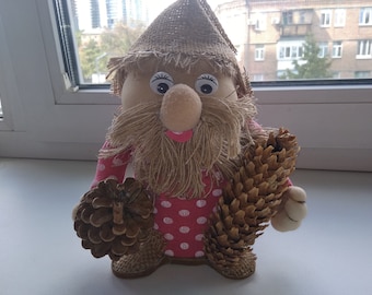 Handmade Domovoy Souvenir, doll toy,Slavic amulet, Kuzya, Handmade doll Domovoy, Amulet, Prosperity symbol, folk,