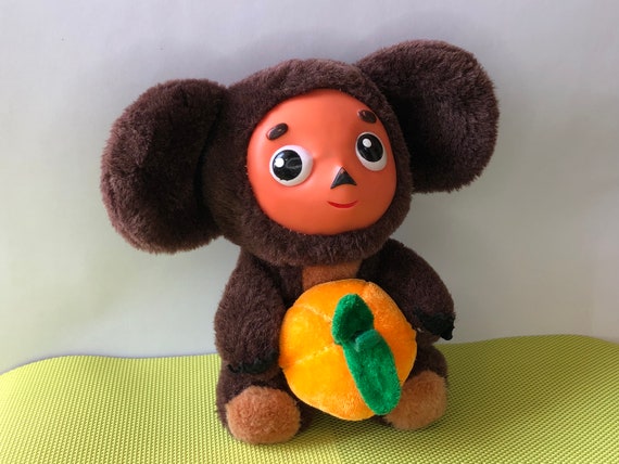 Peluche Cheburashka - Jouet Doux En Peluche, Singe Mignon, Cadeau Enfant Anniversaire Ou Décoration