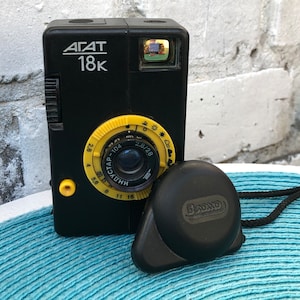 AGAT-18K Gray, Soviet, 35-mm Film, Half-frame Camera, Camera AGAT