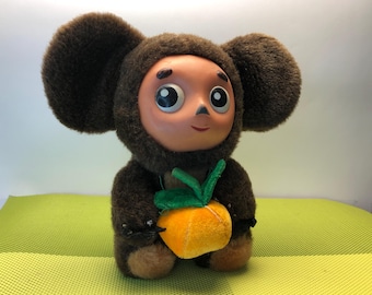 チェブラーシカ、バッジ、漫画キャラクター、ヴィンテージ コレクター