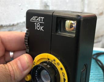 AGAT-18K Gray, Soviet, 35-mm Film, Half-frame Camera, Camera AGAT
