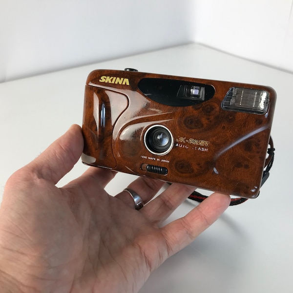 Good working Beginner photo camera Skina DX motor drive ,Vintage, Soviet era, 35mm film, compact camera, Old,collectible, popular camera