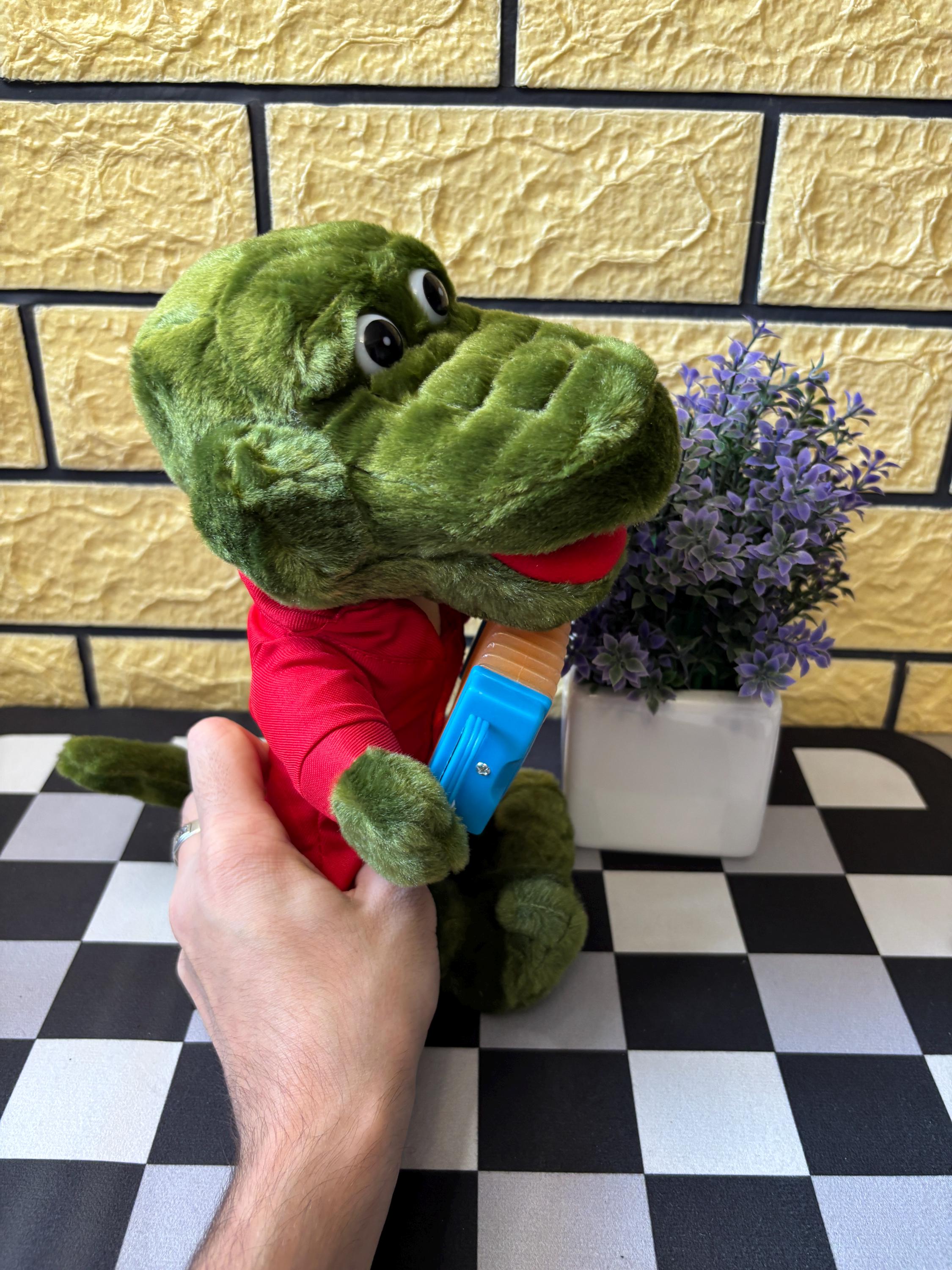 Crocodile Gena, Crocodile Gena, Vintage Toy, Plush Toy Crocodile