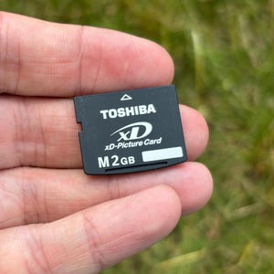 Werkende, originele geheugenkaart Toshiba XD-Picture Card, Digital Card M 2GB, geheugenkaart voor digitale camera's van Olympus, gemaakt in Japan