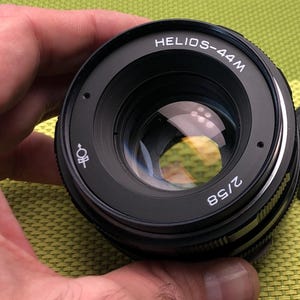 Condition Very GOOD, vintage, lens Helios 44М 58mm M42, made by USSR, compact, rare, most popular