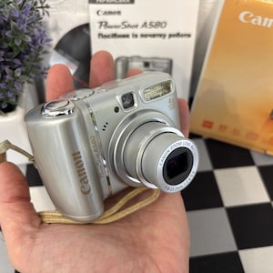 New Camera Canon ,Very Popular Camera, Working, Cool,Canon Digital Camera,Canon PowerShot A580, Camera, For beginners and pros, compact
