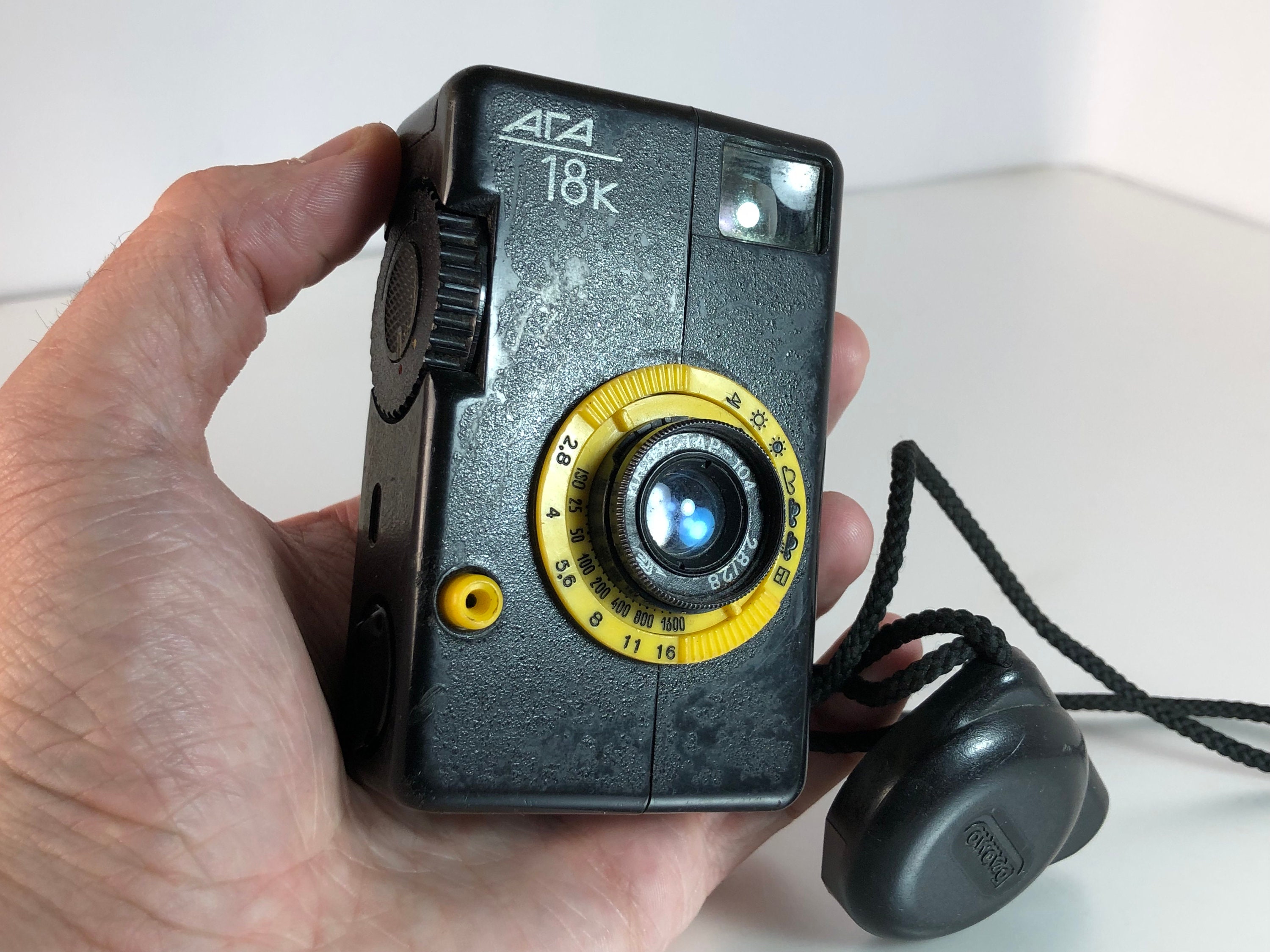 AGAT-18K Gray, Soviet, 35-mm Film, Half-frame Camera, Camera