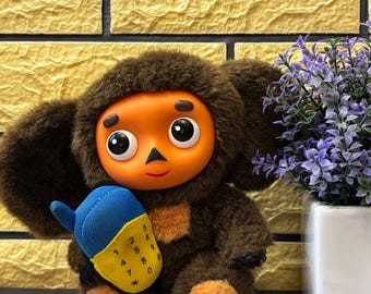 陶器の絵、壁、チェブラーシカ、ヴィンテージ、チェブラーシカ ソ連