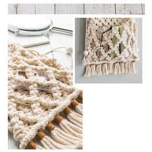 Schlafzimmer gewebte Wandtür Lagerung hängende Tasche | Etsy