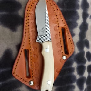 Custom Handmade Farrier rasp steel cowboy skinner knife,birthday gift,gift for boyfriend,gift for husband,gift for men,Easter gift..