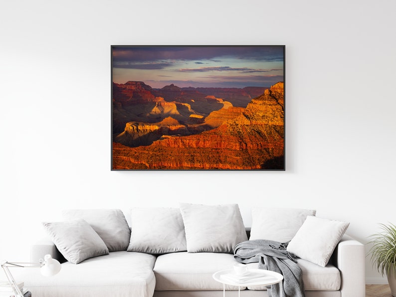 The Grand Canyon and Sunset Printable Wall Art Digital | Etsy