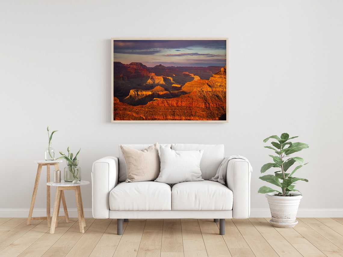 The Grand Canyon and Sunset Printable Wall Art Digital - Etsy
