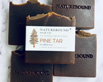 PINE TAR with grass fed beef tallow & goats milk