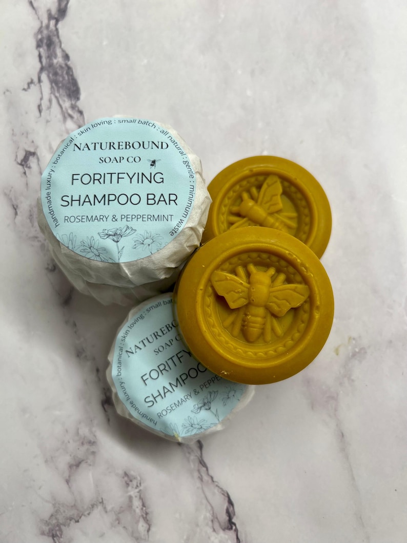 Herbal Shampoo Bar: Rosemary, Horsetail & Marshmallow Root 1.5