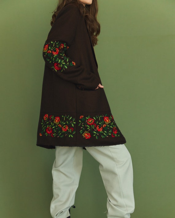 未使用　ARTISAN embroidery wool jacket black 未使用 ARTISAN embroidery wool jacket black - メルカリ