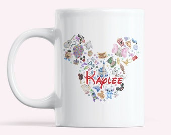 Custom Disney Mug, Gift for Disney Lover, Disney Collage Coffee Cup, Disney Gift Ideas, Disney Lover Gift, Disney Coffee Mug, Gift for Mom