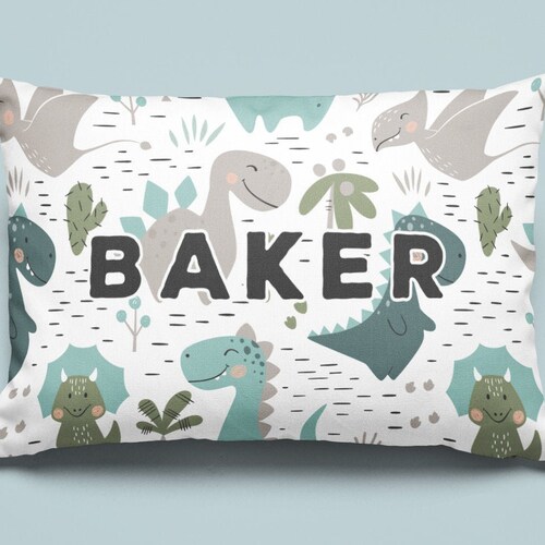 Dinosaur Pillow for Nursery or Girls Room Dinosaur Theme Etsy