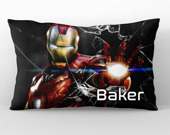 iron man sequin pillow