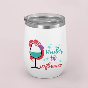 Disney Wine Tumbler, Disney Wine Glass, Disney Bachelorette Gifts, Ariel Gifts, Disney Bachelorette Party, Disney Bridesmaids Gifts, Tumbler