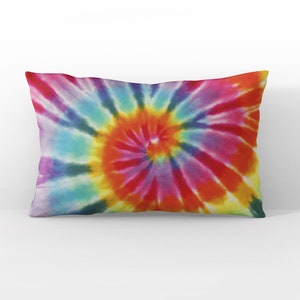 Tie Dye Pillow, Custom Tie Dye Pillowcase, Tie-Dye Pillow Case, Personalized Tie Dye Pillowcase, Teen Birthday Gift for Girl or Boys