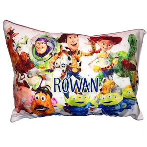 Toy Story Pillowcase, Woody Buzz Pillowcase, Custom Toy Story Pillow, Personalized Toy Story Gift, Toy Story Room, Toy Story Birthday Gift