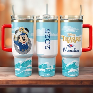 Disney Cruise Tumbler Customized with Any Ship, Name, Year, Personalized Disney Cruise Mug, 40oz Tumbler for Family, DCL Insulated Mug 2025