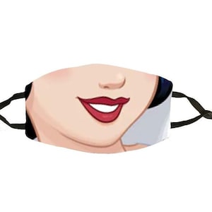 Snow White Face Mask with Filter - Costume Mask