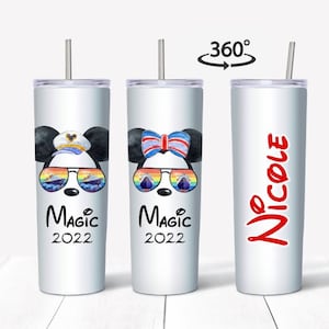 Disney Cruise Tumbler, Custom Disney Skinny Tumbler, Cruise Tumbler, Personalized Kids Tumbler, Disney Gifts, Personalized Cruise Tumblers