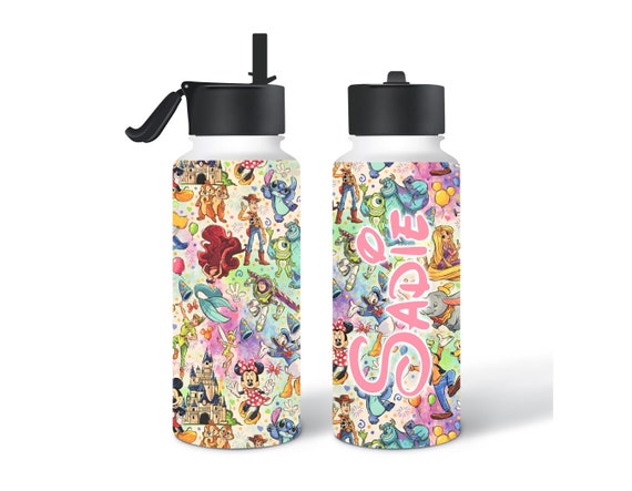 Disney Stitch Character Flip-Top Water Bottle