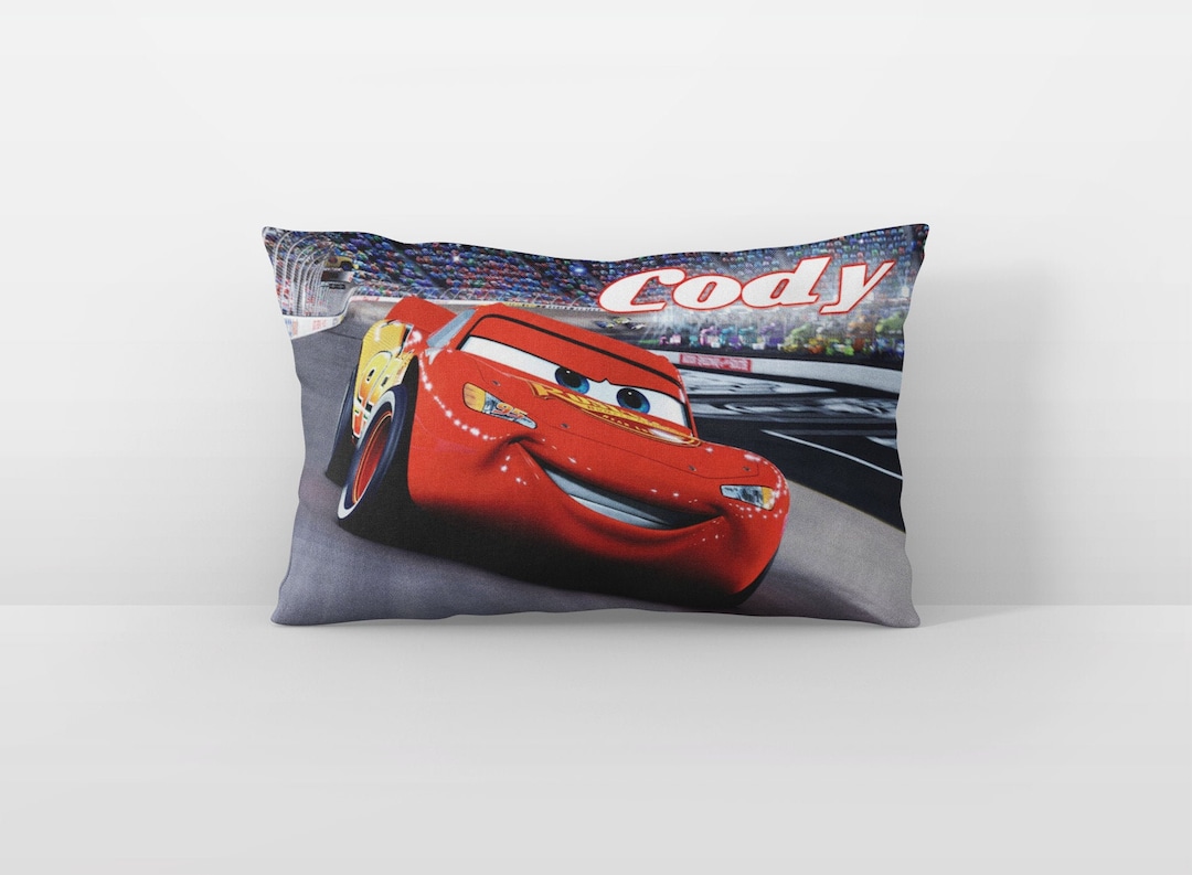 Cars Pillowcase, Lightning Mcqueen Pillowcase, Custom Cars Gift, Cars