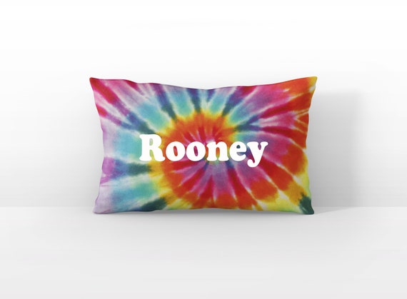 Pink tie dye pillow hotsell
