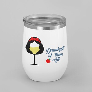 Disney Wine Tumbler, Princess Wine Tumbler, Disney Gifts, Disney Bachelorette Party, Disney Bridesmaid Gifts, Disney Princess Wine Glass image 6