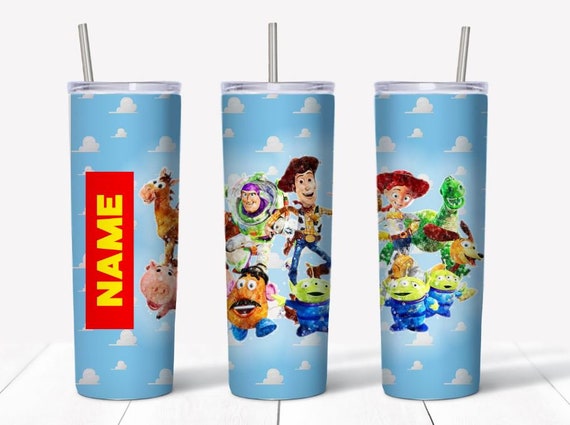 Personalized Toy Story Tumbler: Insulated Stainless Steel Cup