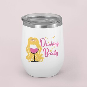 Disney Wine Tumbler, Princess Wine Tumbler, Disney Gifts, Disney Bachelorette Party, Disney Bridesmaid Gifts, Disney Princess Wine Glass image 4