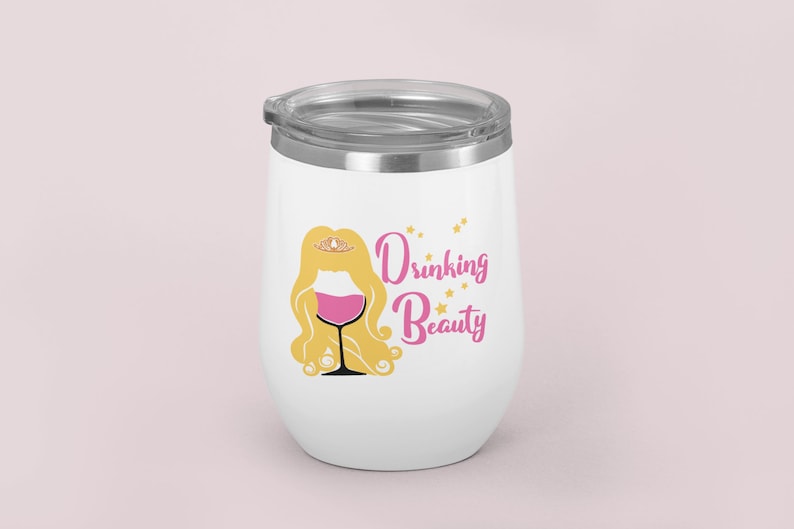 Disney Wine Tumbler, Princess Wine Tumbler, Disney Gifts, Disney Bachelorette Party, Disney Bridesmaid Gifts, Disney Princess Wine Glass image 4