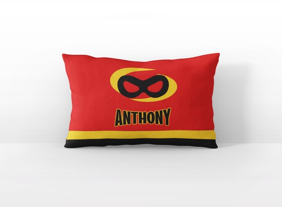 Incredibles Pillowcase: Custom Kids Gift, Personalized Pillow