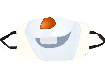 olaf face mask etsy