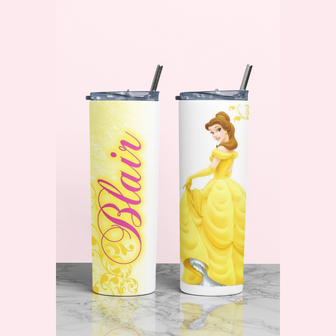 Belle Tumbler, Custom Disney Princess Gift, Custom Beauty and the Beast ...