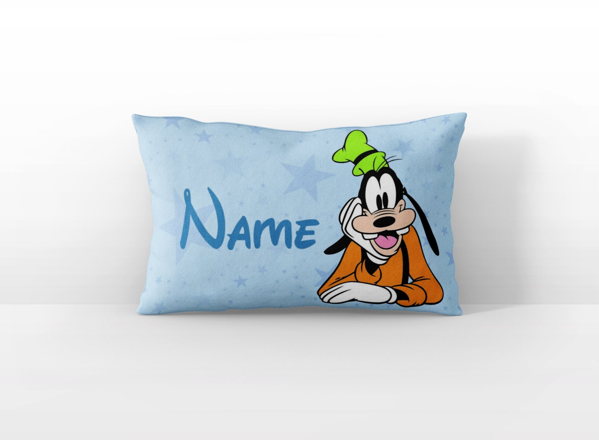 Goofy Pillowcase With Name: Disney Bedding - Etsy