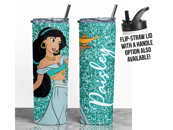Jasmine Tumbler With Name | Custom Aladdin Birthday Gift - Etsy